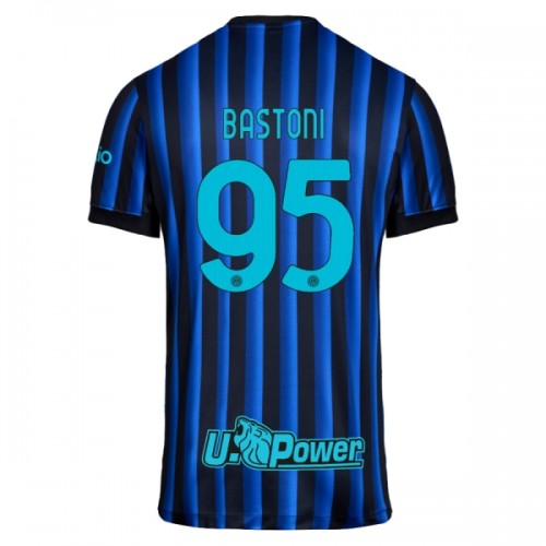 Inter Milan Bastoni 95 Voetbalshirt Thuis 2025-26 Inter Milan Bastoni 95 Voetbalshirt Thuis 2025-26